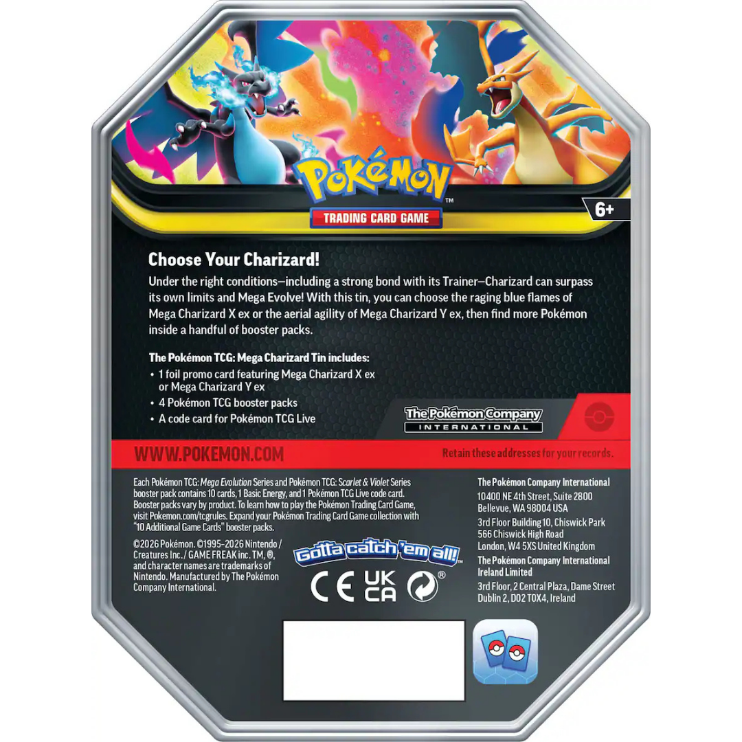 Tin - Mega Charizard - Pokemon