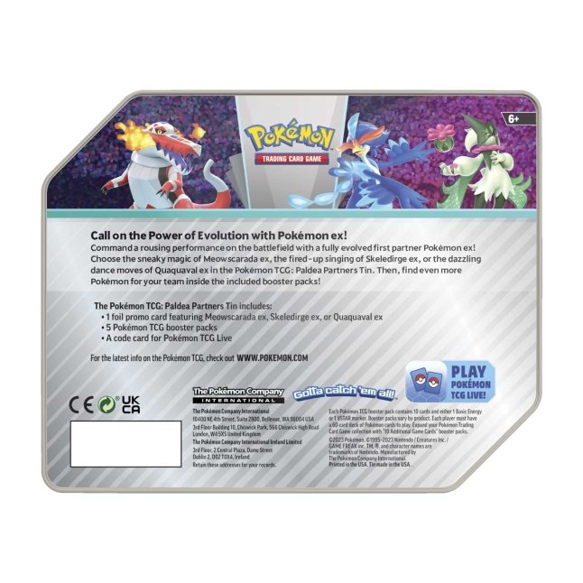 Pokémon TCG: Paldea Partners Tin (Meowscarada ex)