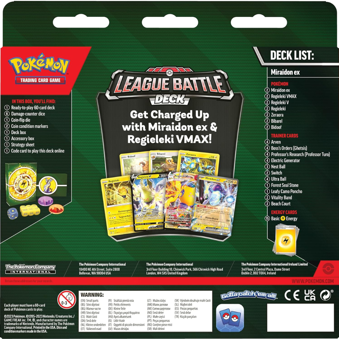 League Battle Deck - Pokemon - Miraidon ex