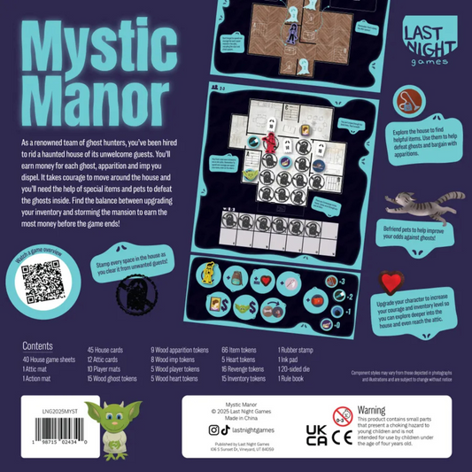 Mystic Manor - Board Game