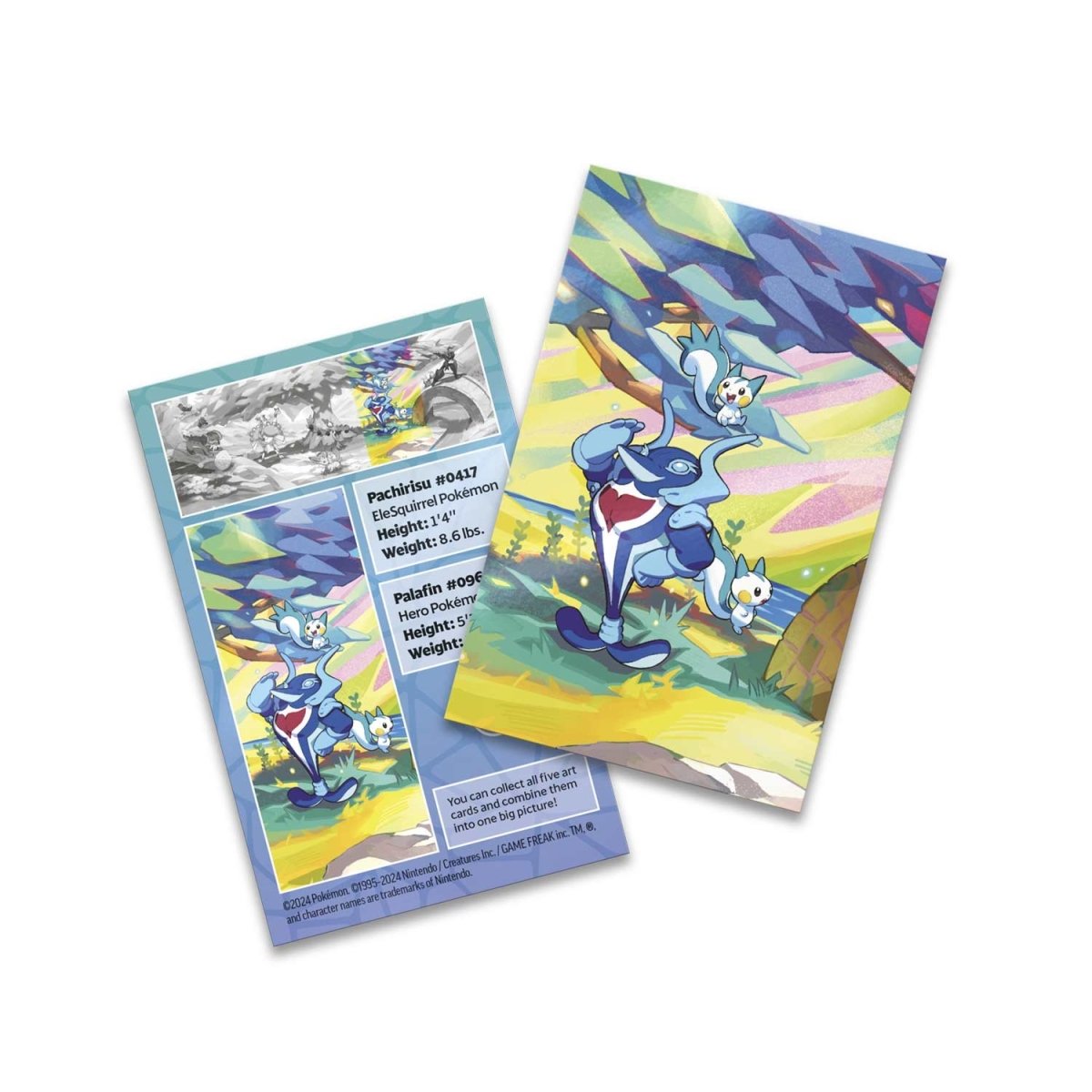Pokemon - Vibrant Paldea - Palafin and Pachirisu Mini Tin