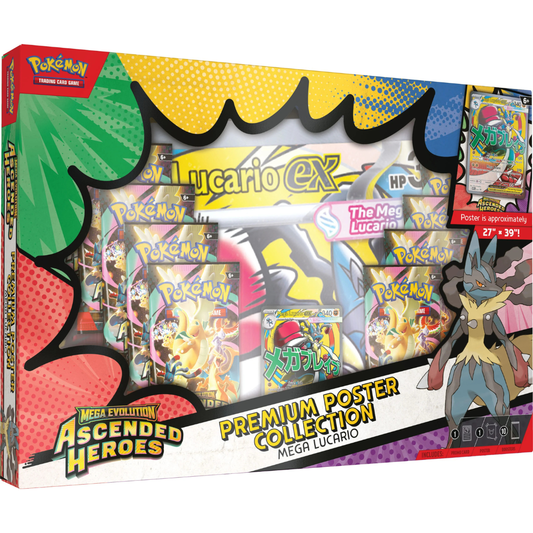 Premium Poster Collection - Ascended Heroes - Mega Evolutions - Pokemon