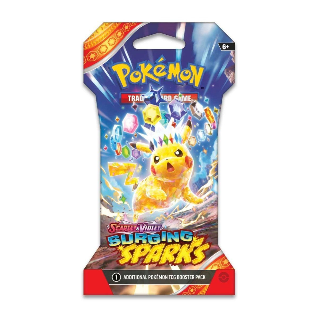 Sleeved Booster Pack - Surging Sparks - Scarlet & Violet - Pokemon