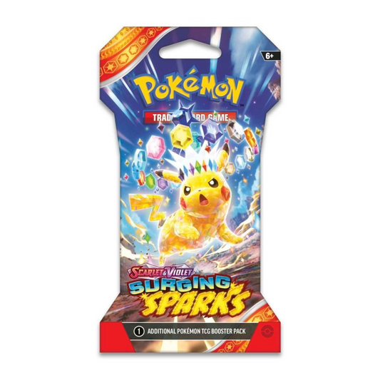 Sleeved Booster Pack - Surging Sparks - Scarlet & Violet - Pokemon