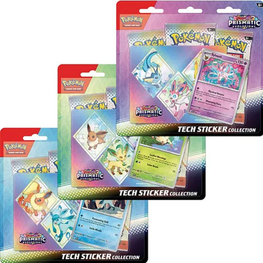 Pokemon - Scarlet & Violet - Prismatic Evolutions - Tech Sticker Collection