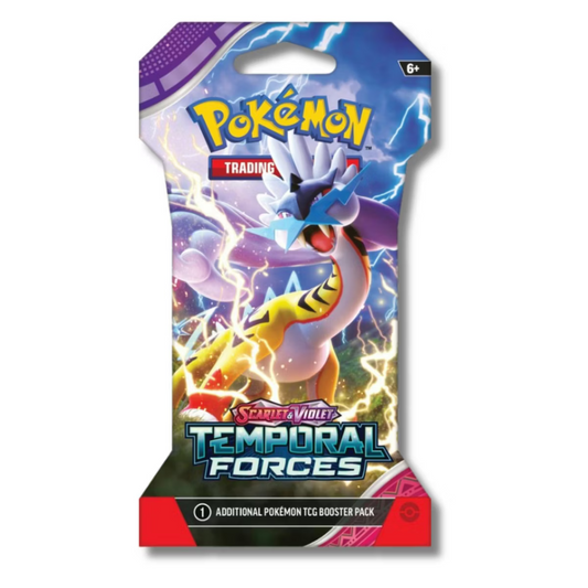 Sleeved Booster Pack - Temporal Forces - Scarlet & Violet - Pokemon