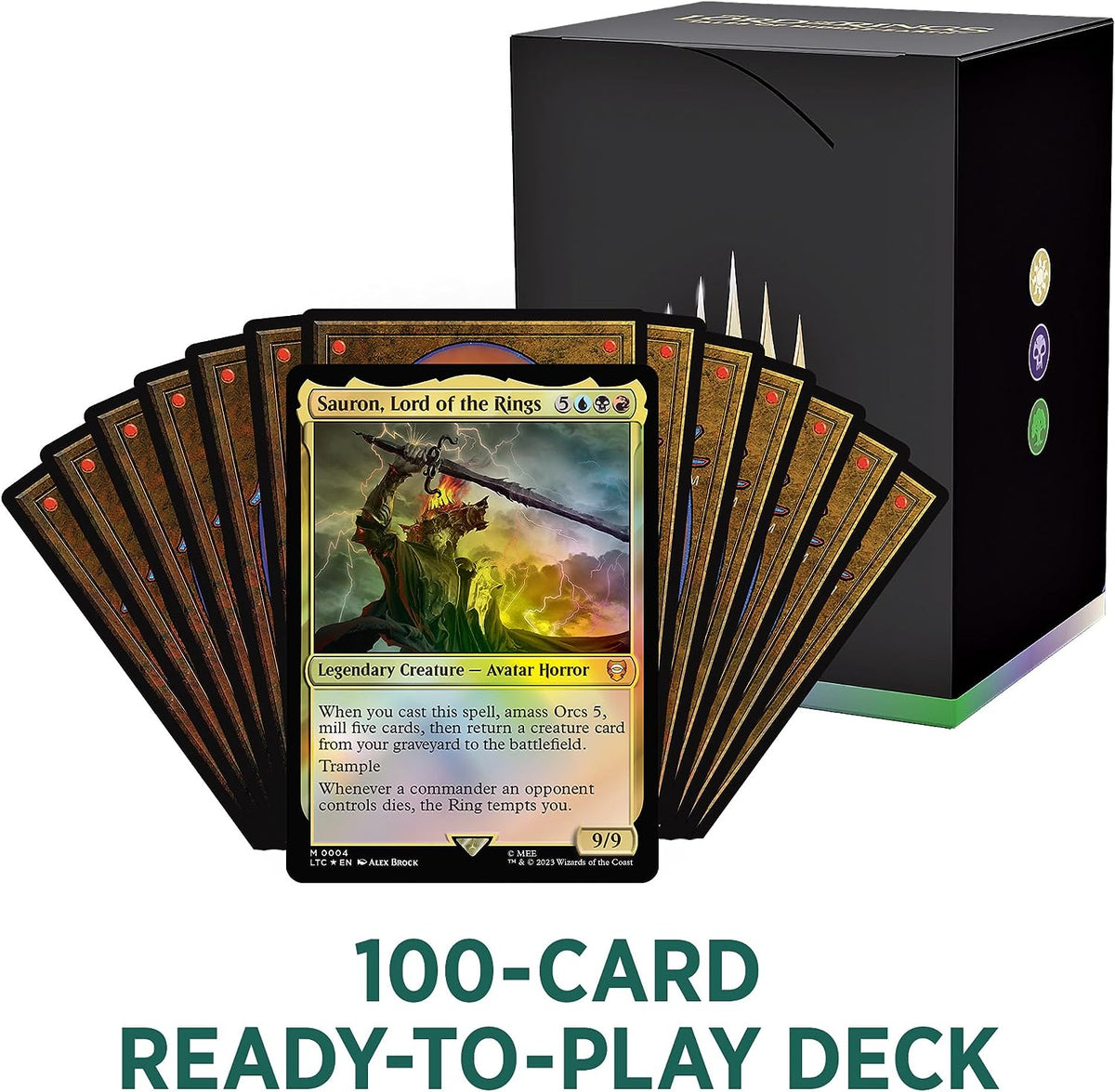 Sauron, Lord of the Rings - Tales of Middle Earth - The Lord of the Rings - Commander Deck - Magic The Gathering