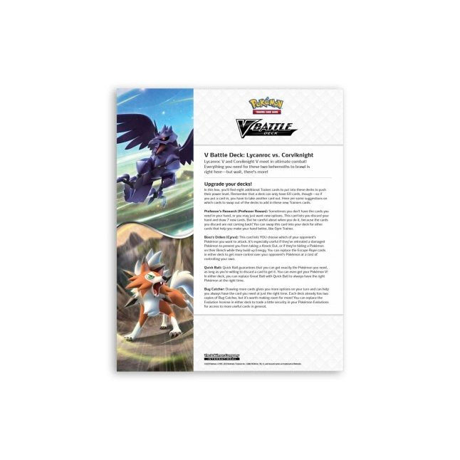 Pokémon TCG: V Battle Deck (Lycanroc vs. Corviknight)
