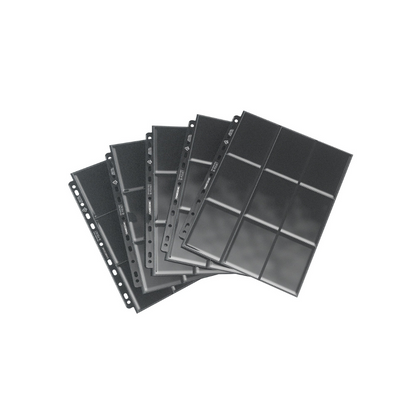 Sideloading 18-Pocket Pages - 10 Pages Black