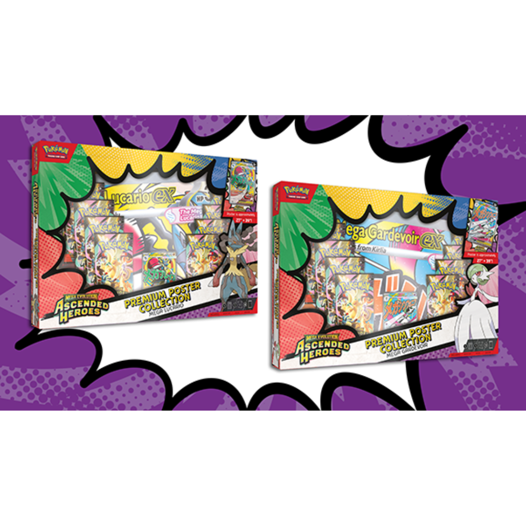 Premium Poster Collection  - Ascended Heroes - Mega Evolutions - Pokemon