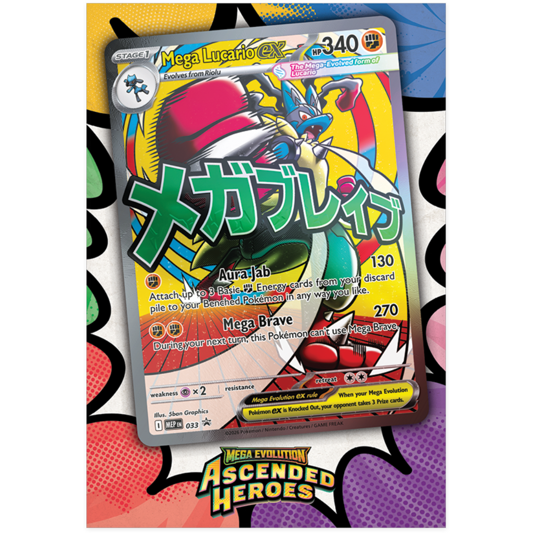 Premium Poster Collection  - Ascended Heroes - Mega Evolutions - Pokemon