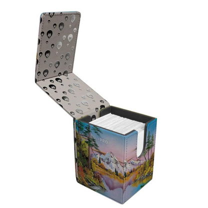 Bob Ross - Mighty Mountain Lake - Ultra Pro Alcove Flip Deck Box