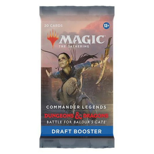 Dungeons and Dragons Battle for Baldurs Gate Commander Legends Draft Booster Pack