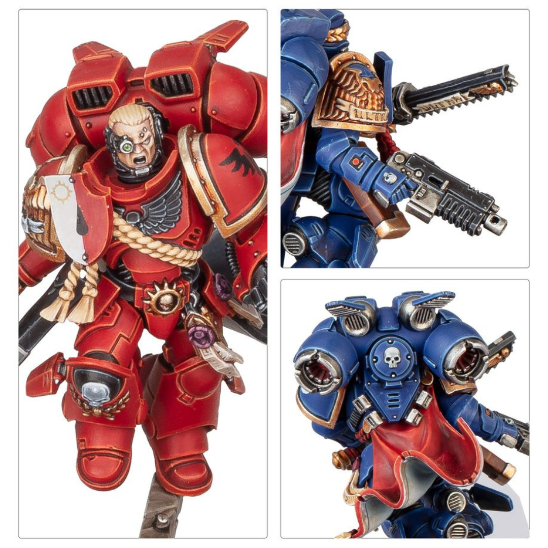 Warhammer 40,000 - Space Marines - Captain With Jump Pack