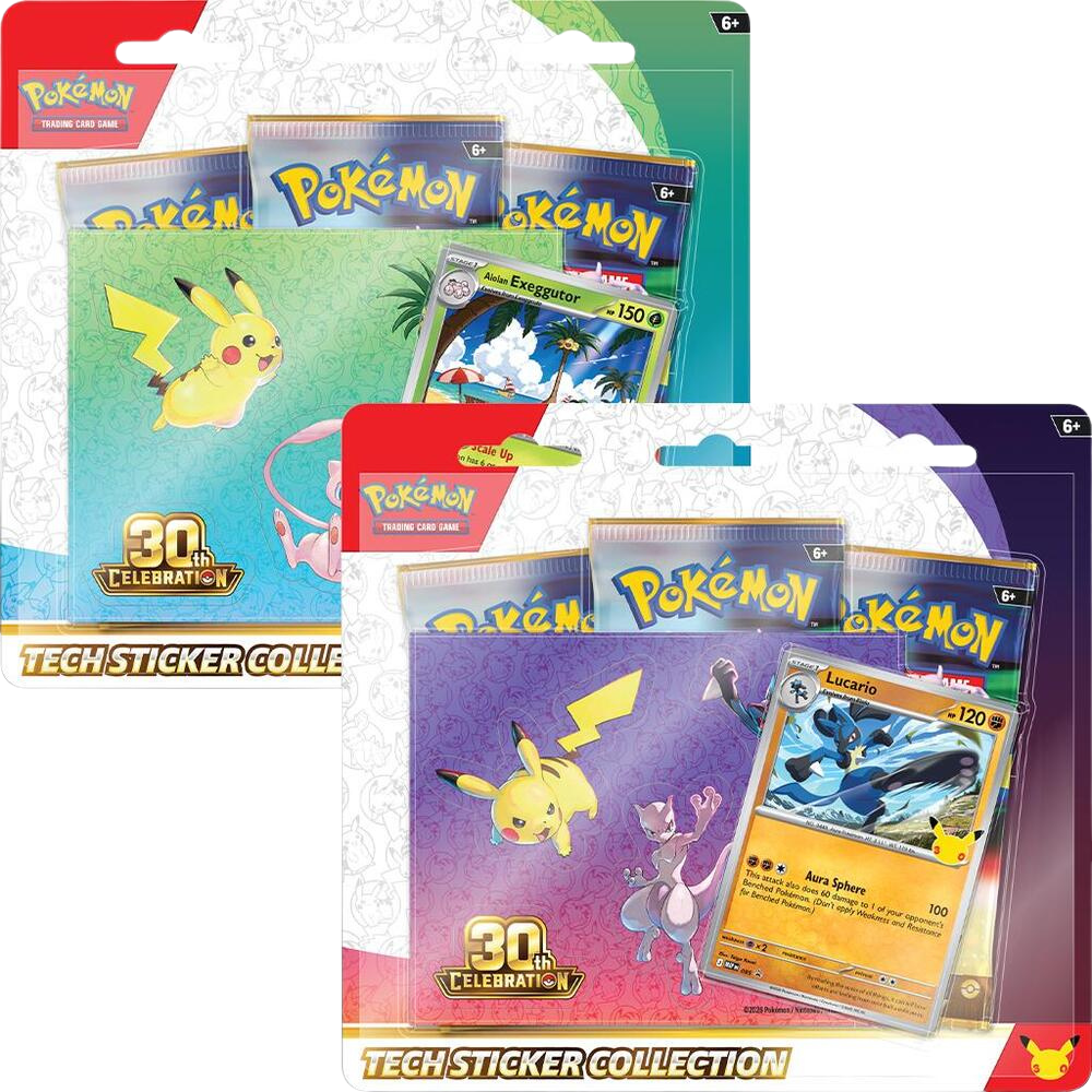 Both Tech Sticker Collection - 30th Celebration - Pokemon