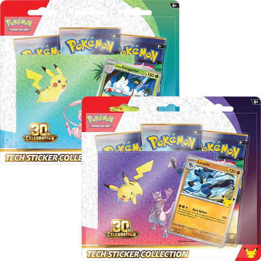 Both Tech Sticker Collection - 30th Celebration - Pokemon