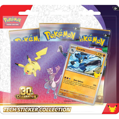 Tech Sticker Collection - 30th Celebration - Pokemon