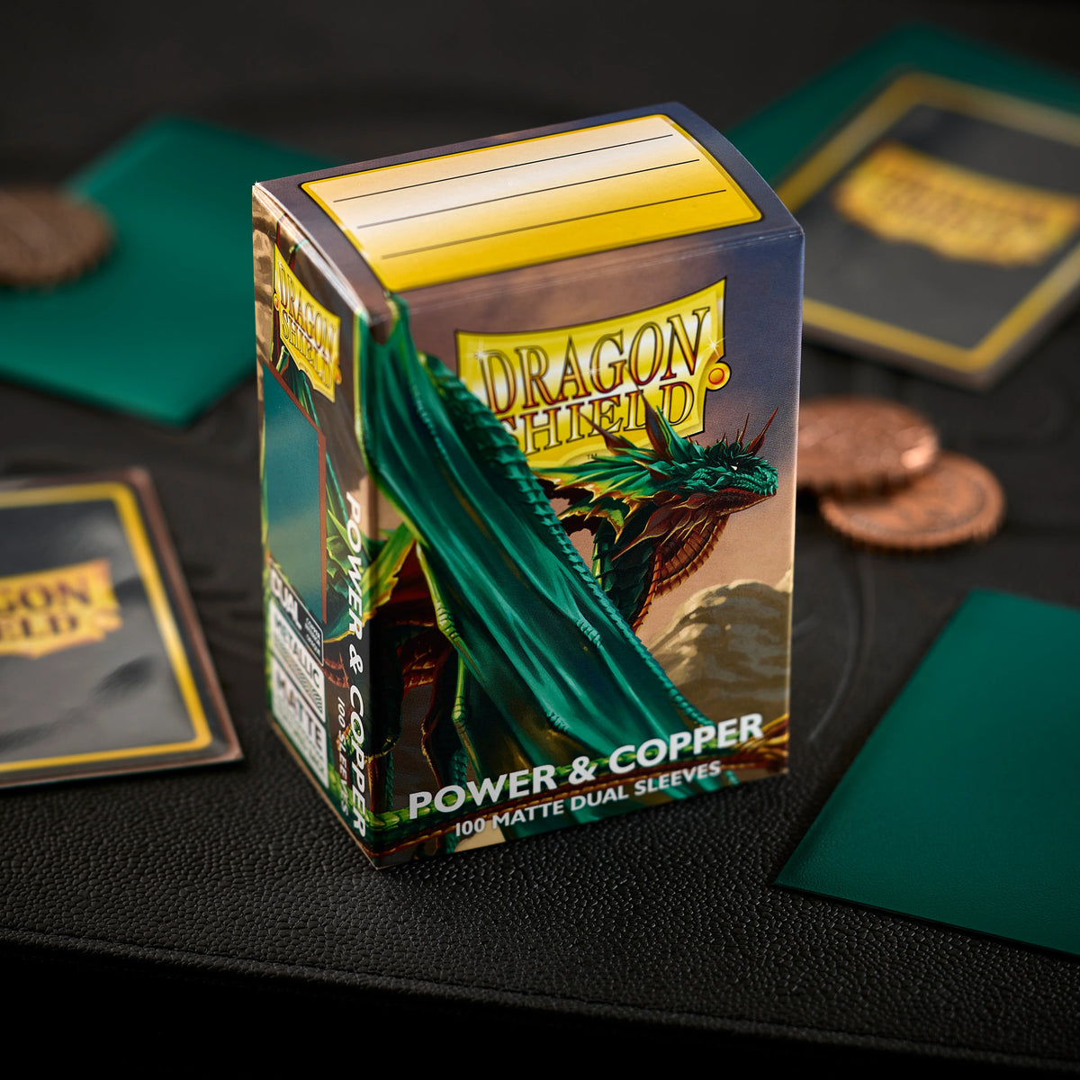 100 Matte Card Sleeves - Standard Card Size - Dragon Shield