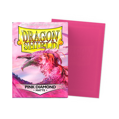 100 Matte Card Sleeves - Standard Card Size - Dragon Shield