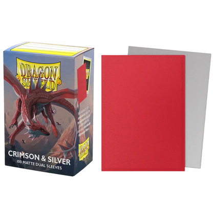 100 Matte Card Sleeves - Standard Card Size - Dragon Shield
