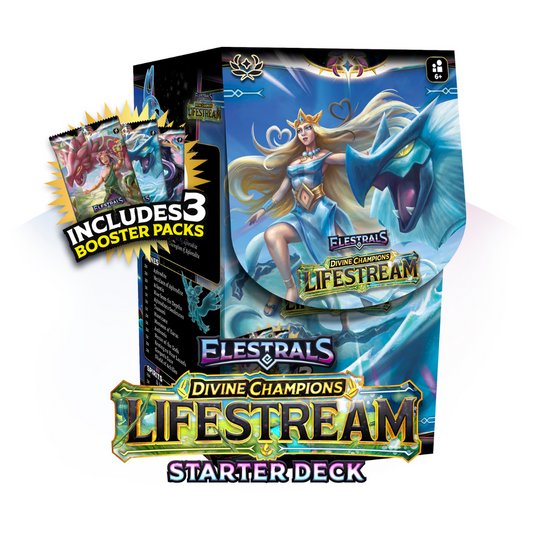 Lifestream - Divine Champions - Starter Deck - with 3 Packs  - Elestrals
