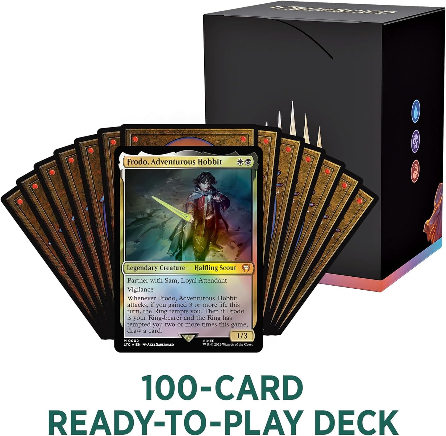 The Lord of the Rings :Tales of Middle-Earth Commander Deck - Food and Fellowship - Frodo, Adventurous Hobbit