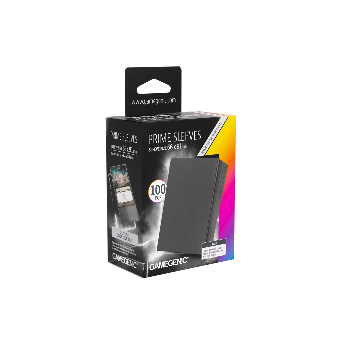 Prime Sleeves - Standard Size - 100 Sleeves - GameGenic