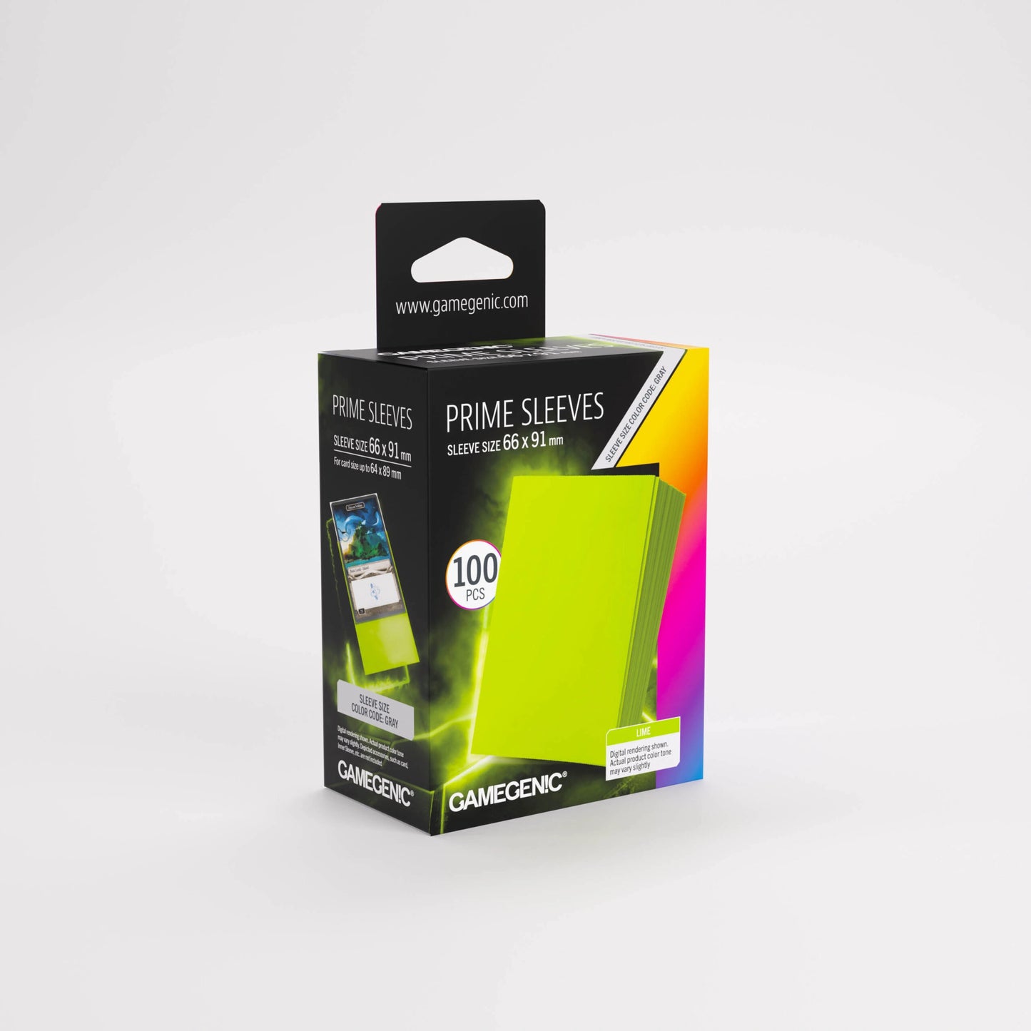 Prime Sleeves - Standard Size - 100 Sleeves - GameGenic