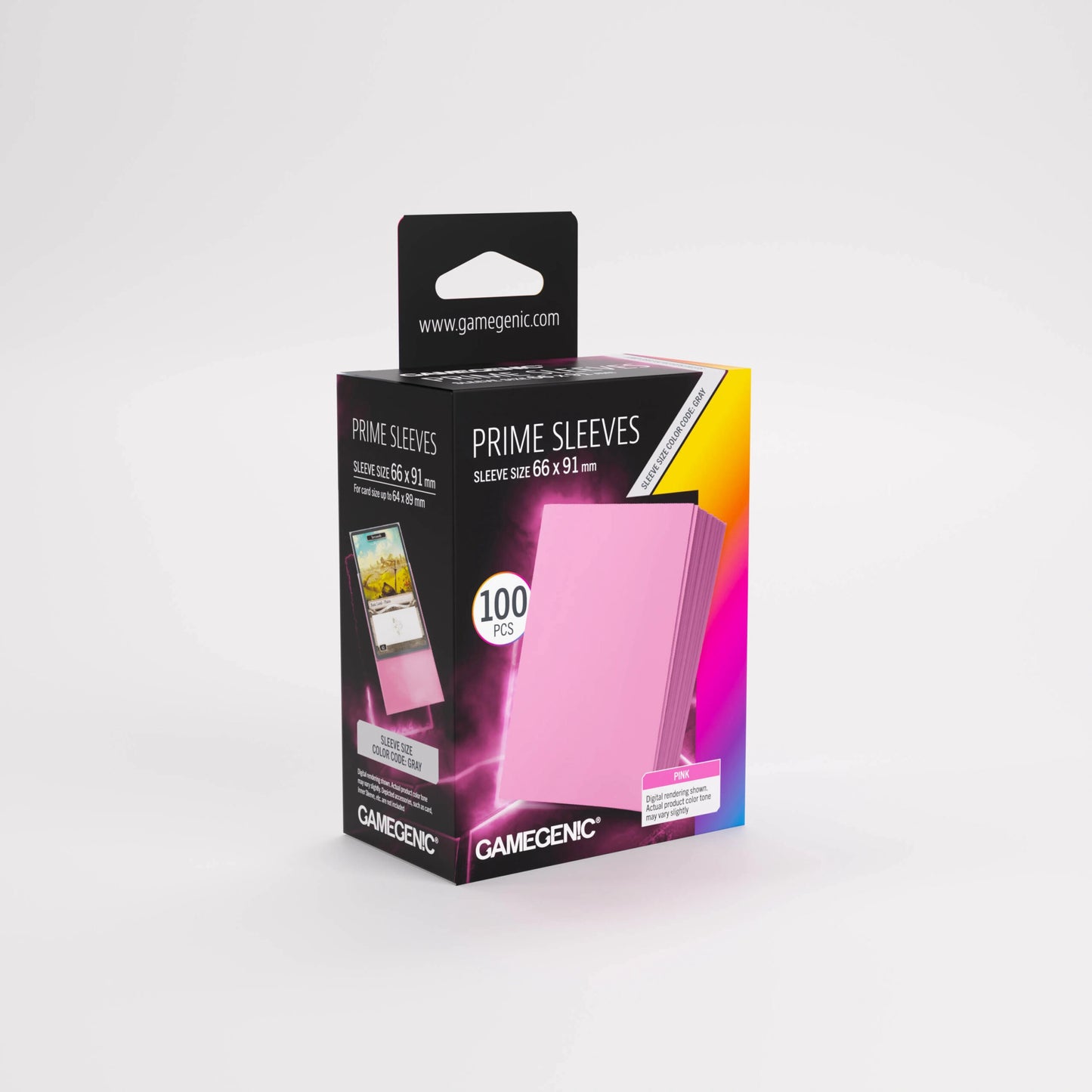 Prime Sleeves - Standard Size - 100 Sleeves - GameGenic