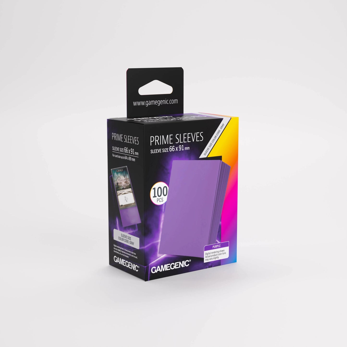 Prime Sleeves - Standard Size - 100 Sleeves - GameGenic