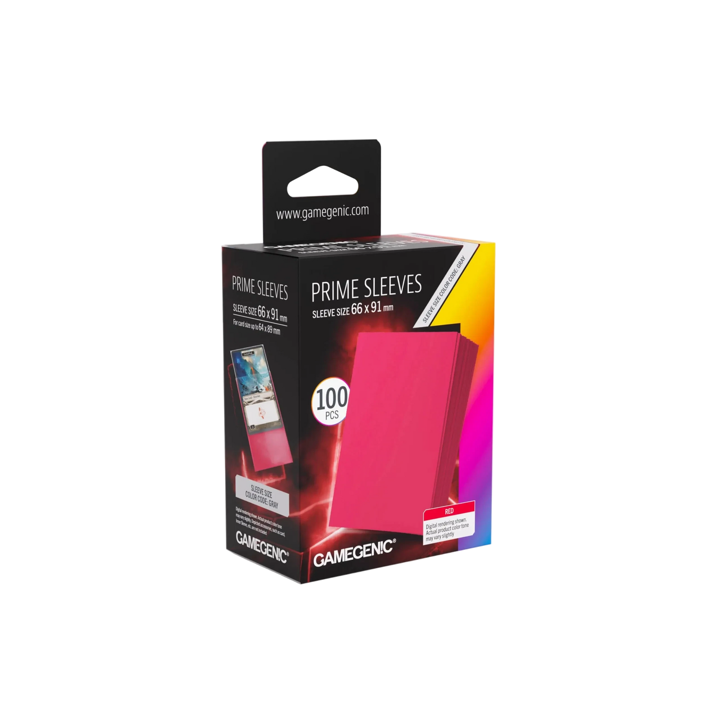 Prime Sleeves - Standard Size - 100 Sleeves - GameGenic