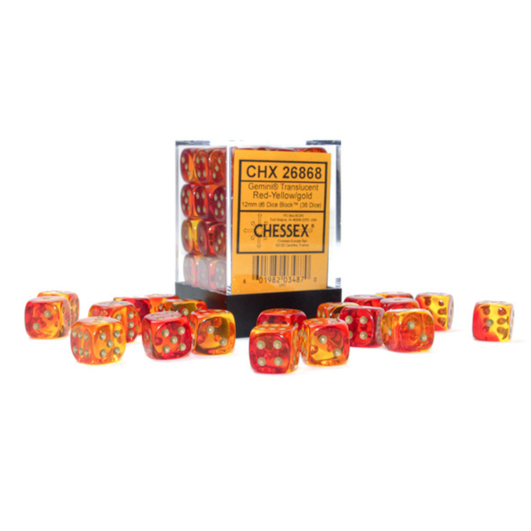 Chessex - 12mm d6 36-Die Set