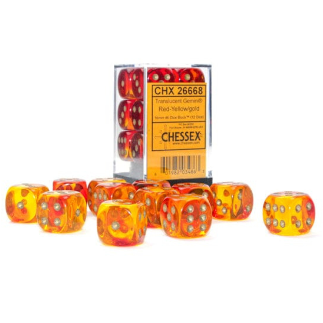 Chessex - 12mm d6 36-Die Set