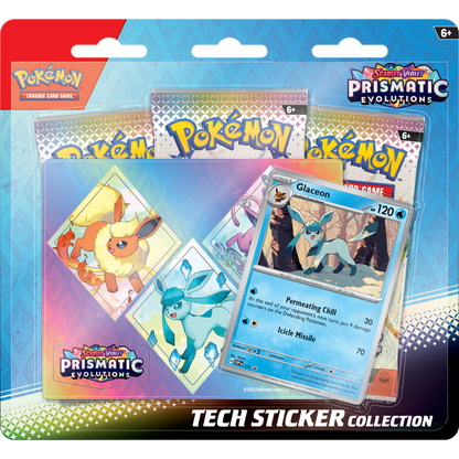 Pokemon - Scarlet & Violet - Prismatic Evolutions - Tech Sticker Collection