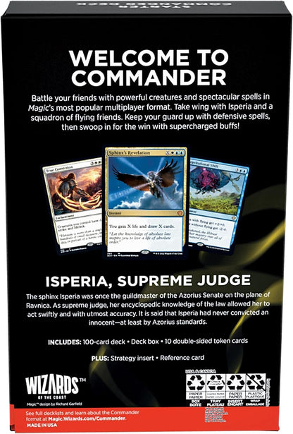 Isperia, Supreme Judge – First Flight - Starter Commander Deck - Magic: The Gathering