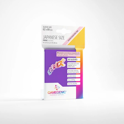Japanese Size - Prime Sleeves - Gamegenic