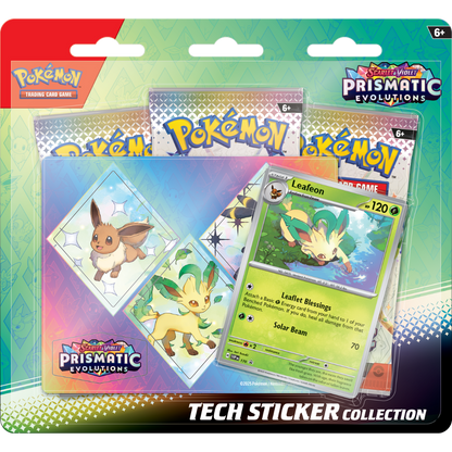 Pokemon - Scarlet & Violet - Prismatic Evolutions - Tech Sticker Collection