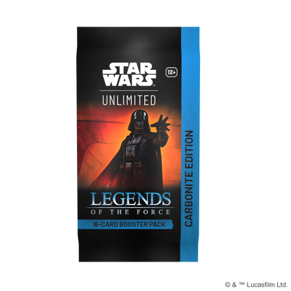 Legends Of The Force - Star Wars Unlimited - Carbonite Booster Box