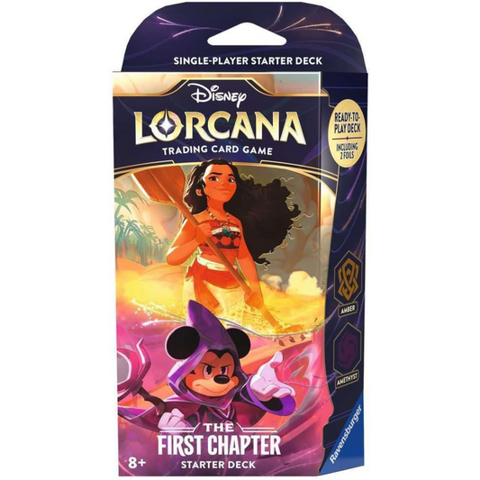 Disney Lorcana- The First Chapter - Amber and Amethyst Starter Deck