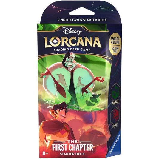 Disney Lorcana- The First Chapter - Emerald and Ruby Starter Deck