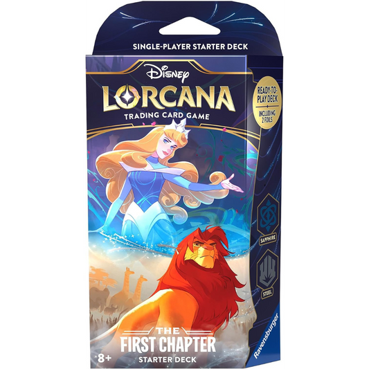 Disney Lorcana- The First Chapter - Sapphire and Steel Starter Deck