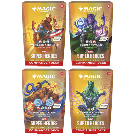 Collector's Edition - Commander Deck  - Marvel Super Heroes - Magic The Gathering