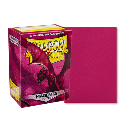 100 Matte Card Sleeves - Standard Card Size - Dragon Shield