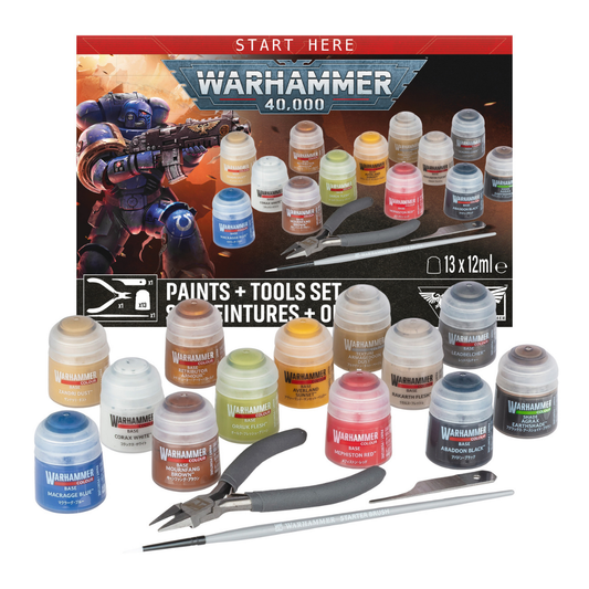 Warhammer 40,000 - Paints + Tools Set (New)