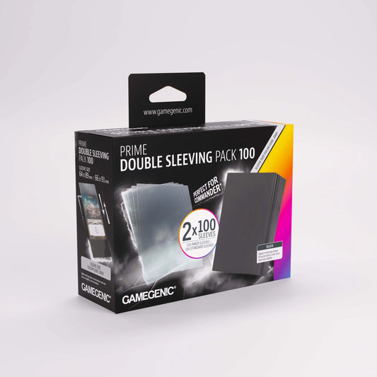Prime Double Sleeving Pack - 2 x 100 Sleeves - GameGenic