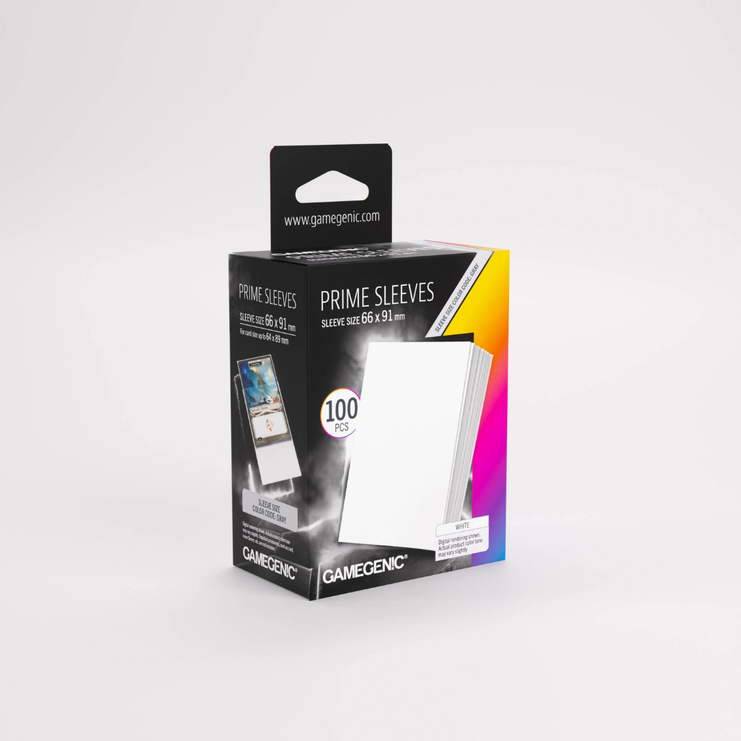 Prime Sleeves - Standard Size - 100 Sleeves - GameGenic