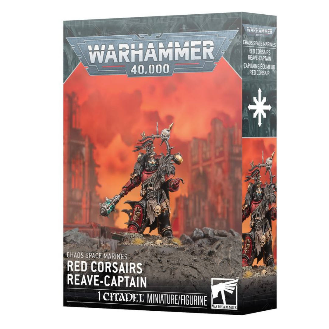 Warhammer 40,000 - Chaos Space Marines - Red Corsairs Reave-Captain
