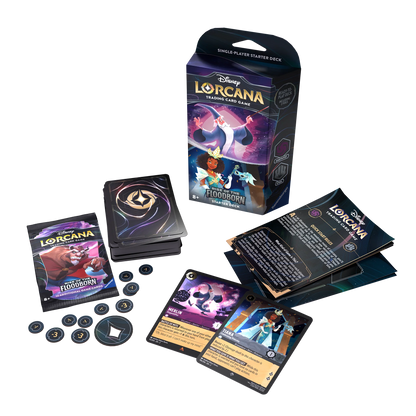 Disney Lorcana- Rise of the Floodborn - Amber and Sapphire Starter Deck