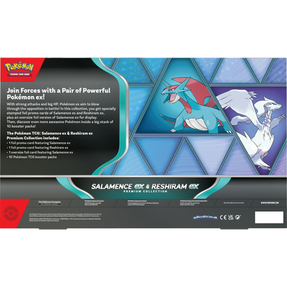 Salamence Ex & Reshiram Ex - Premium Collection - Pokemon