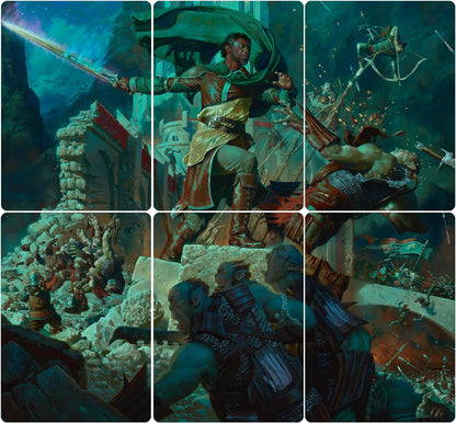 Lord of the Rings - Aragorn at Helm's Deep - Scene Box